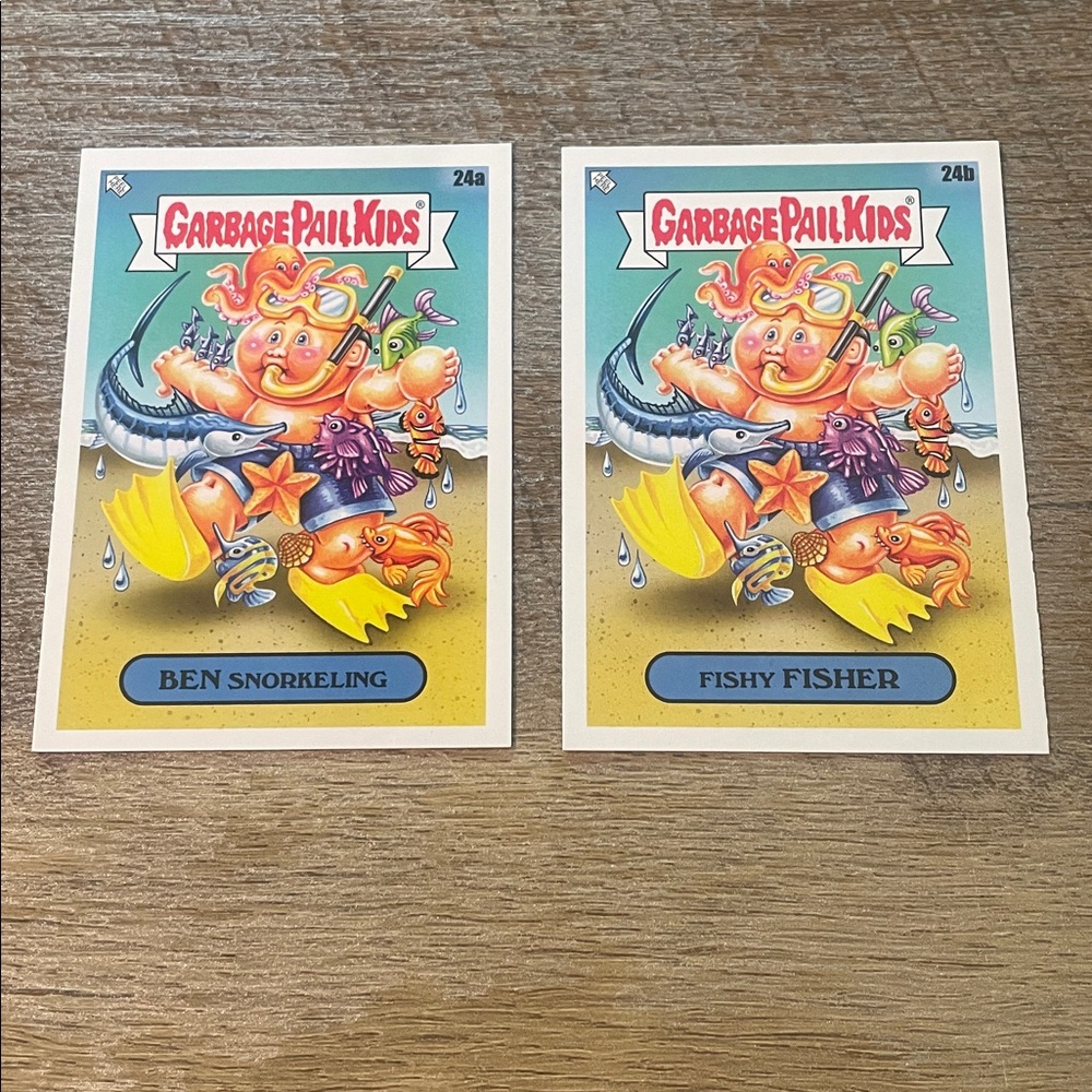 ✨10/$10 GPK SALE✨ Garbage Pail Kids Go on Vacation Base 24a and 24b
